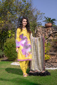 Gul Posh - 3 Piece Unstitched